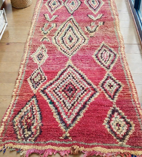 Tapis berbère Rose