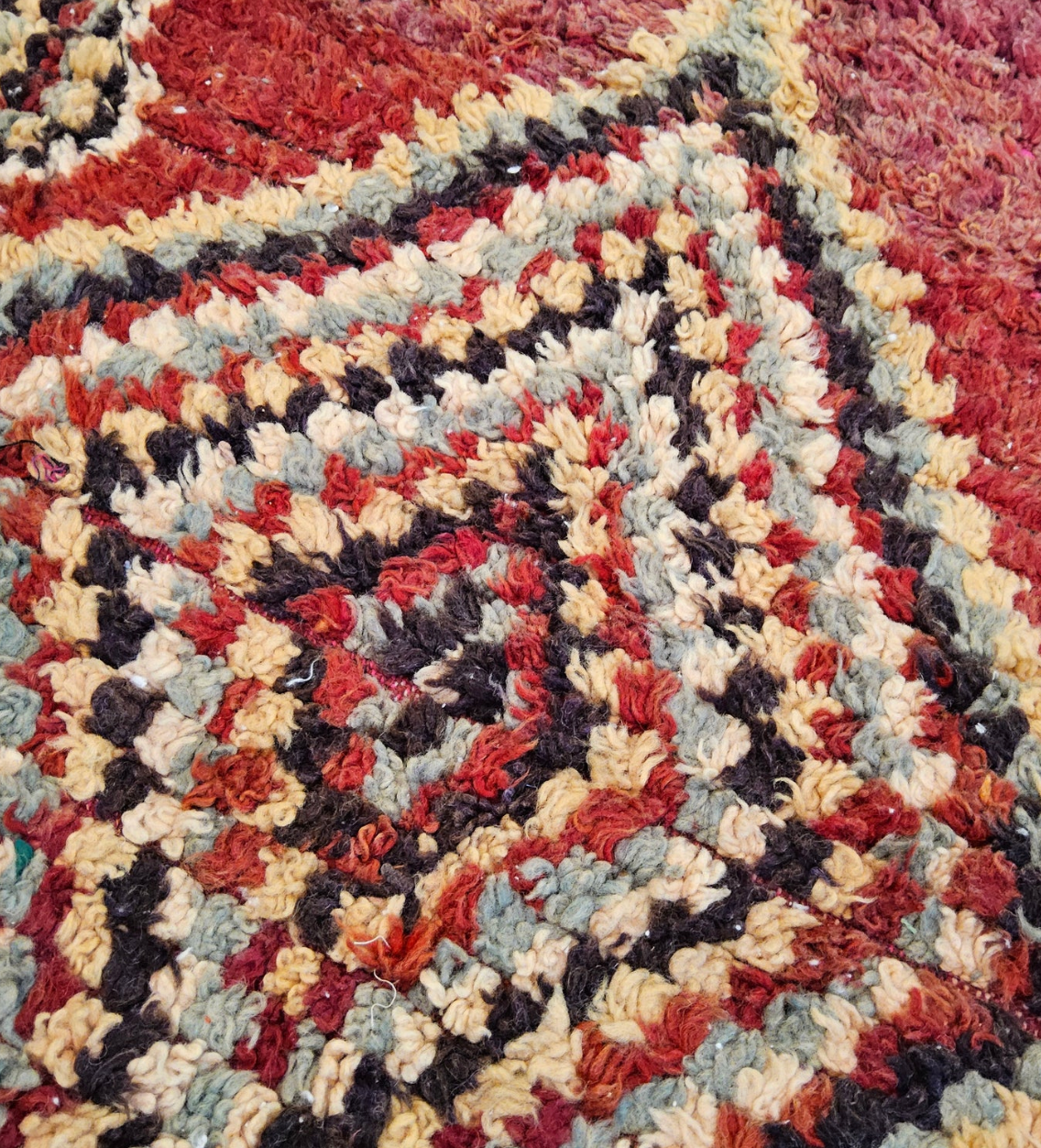Tapis berbère Rose